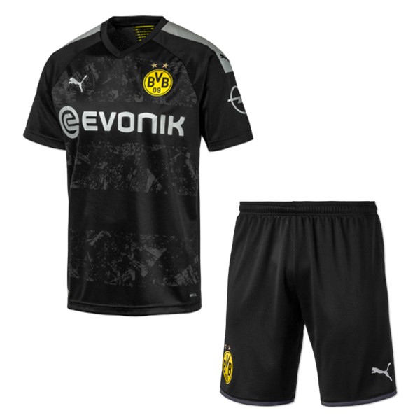 Camiseta Borussia Dortmund 2ª Niños 2019/20 Negro